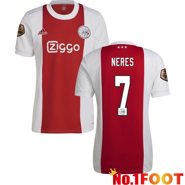 AFC Ajax（NERES 7）Home Jersey Red/White 2021/2022