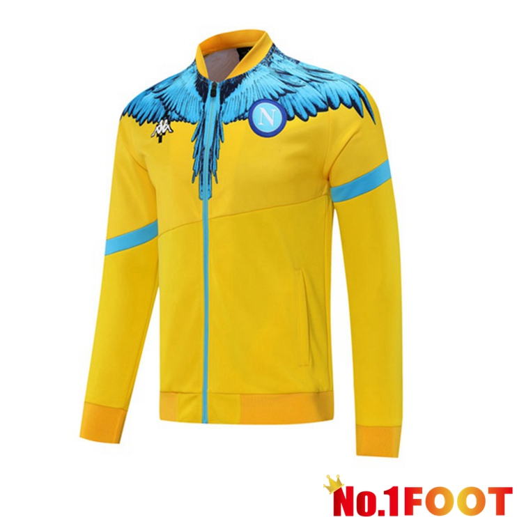 SSC Napoli Training Jacket Yellow Blue 2021/2022