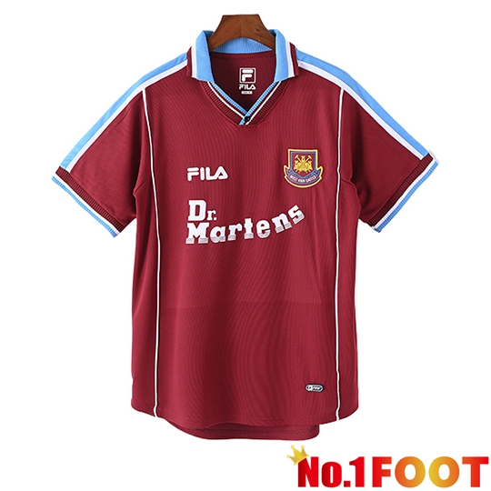 West Ham Retro Home Soccer Jersey 1999/2001