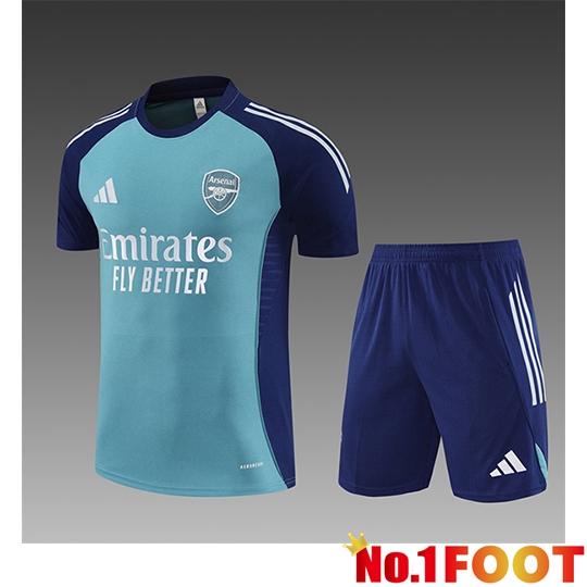 Arsenal Kids kit Training T Shirt Green/Blue 2025/2026