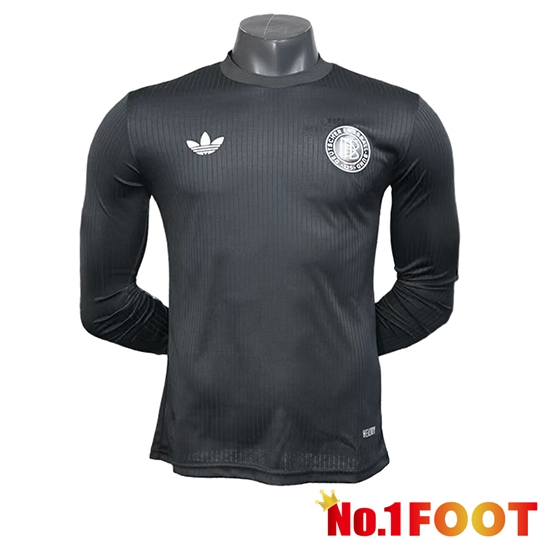 Germany Soccer Jersey 125th Anniversary Long sleeve Black 2025/2026