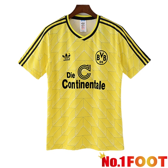 Dortmund BVB Retro Home Soccer Jersey 1988/1989