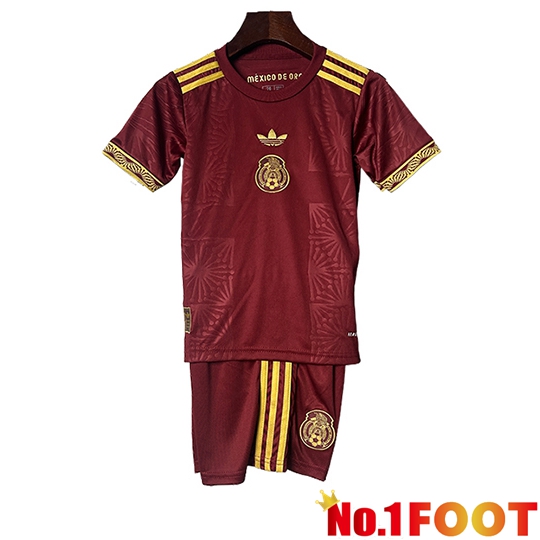 Mexico Kids Soccer Jersey Red 2025/2026