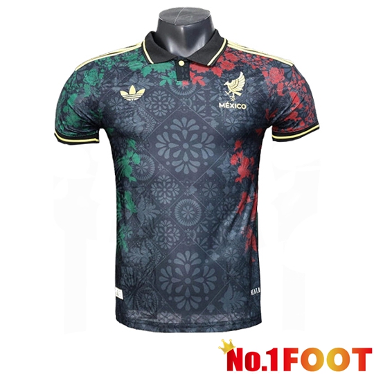 Mexico Soccer Jersey Special Edition Black/Green 2025/2026