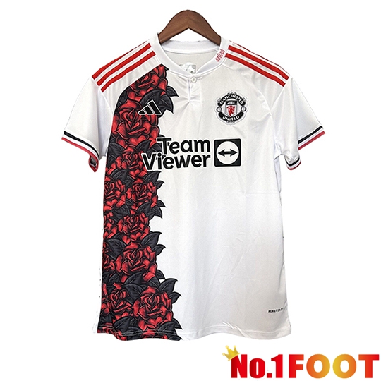 Manchester United Soccer Jersey Special Edition White 2025/2026
