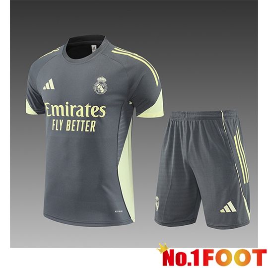 Real Madrid Kids kit Training T Shirt Dark Grey 2025/2026