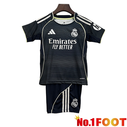 Real Madrid Kids Away Soccer Jersey 2025/2026