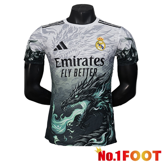 Real Madrid Soccer Jersey Special Edition White/Green 2025/2026