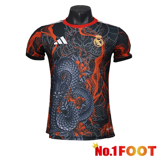 Real Madrid Soccer Jersey Special Edition Black/Red 2025/2026