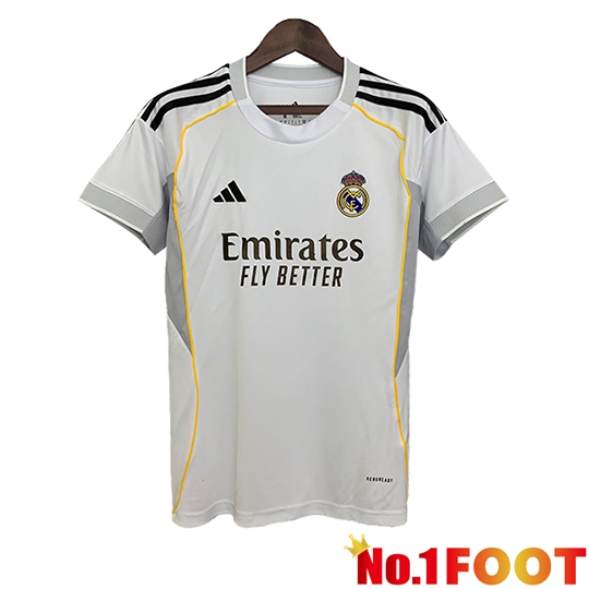 Real Madrid Women Home Soccer Jersey 2025/2026