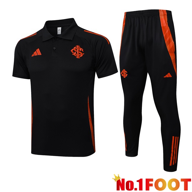 SC Internacional Soccer Polo + Training Pants Black 2025/2026
