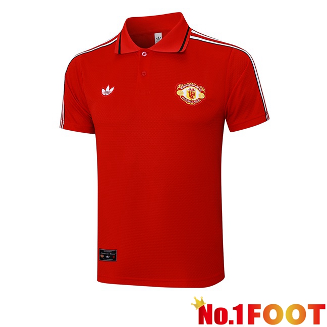 Manchester United Soccer Polo Red 2025/2026
