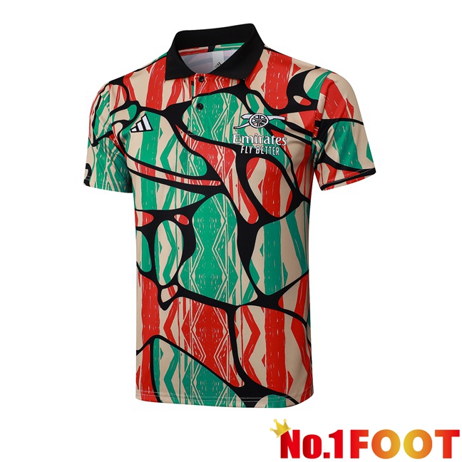 Arsenal Soccer Polo Red Green 2025/2026