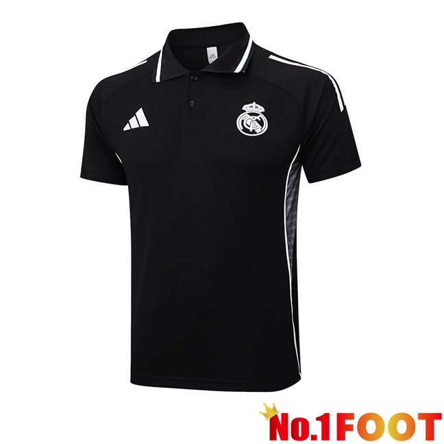 Real Madrid Soccer Polo Black 2025/2026