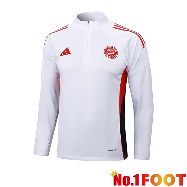 Bayern Munich Training Sweatshirt White 2025/2026