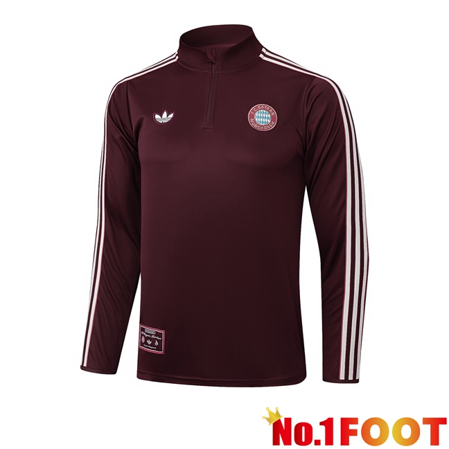 Bayern Munich Training Sweatshirt Brown 2025/2026