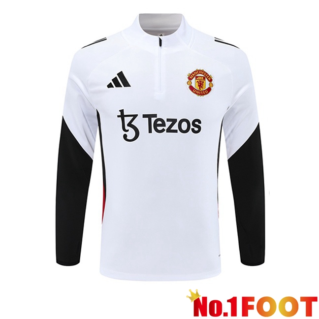 Manchester United Training Sweatshirt White 2025/2026