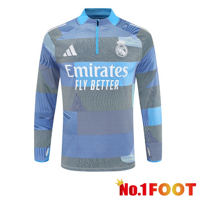 Real Madrid Training Sweatshirt Blue 2025/2026