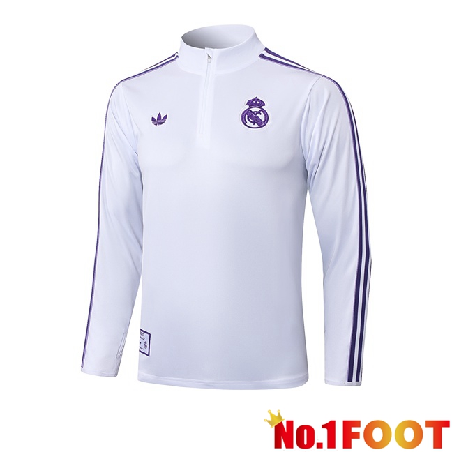 Real Madrid Training Sweatshirt White 2025/2026