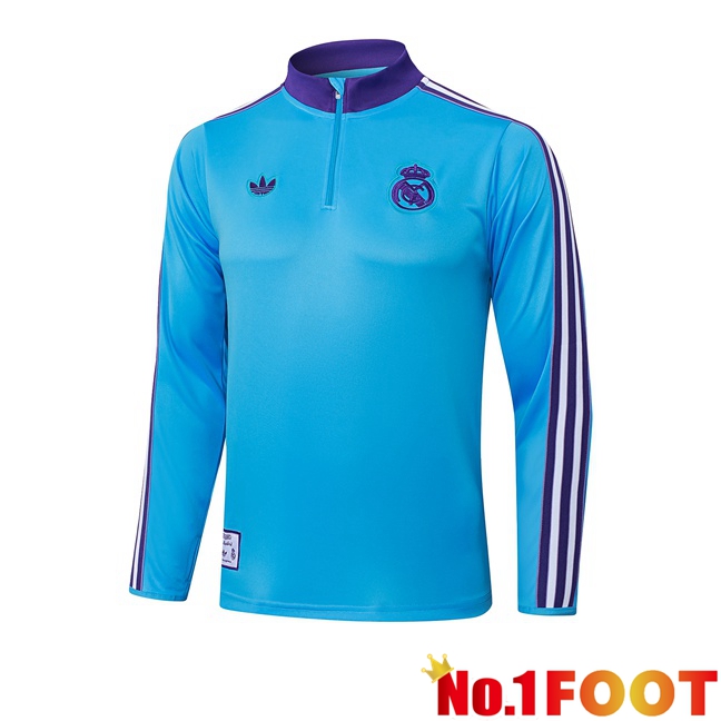 Real Madrid Training Sweatshirt Blue 2025/2026