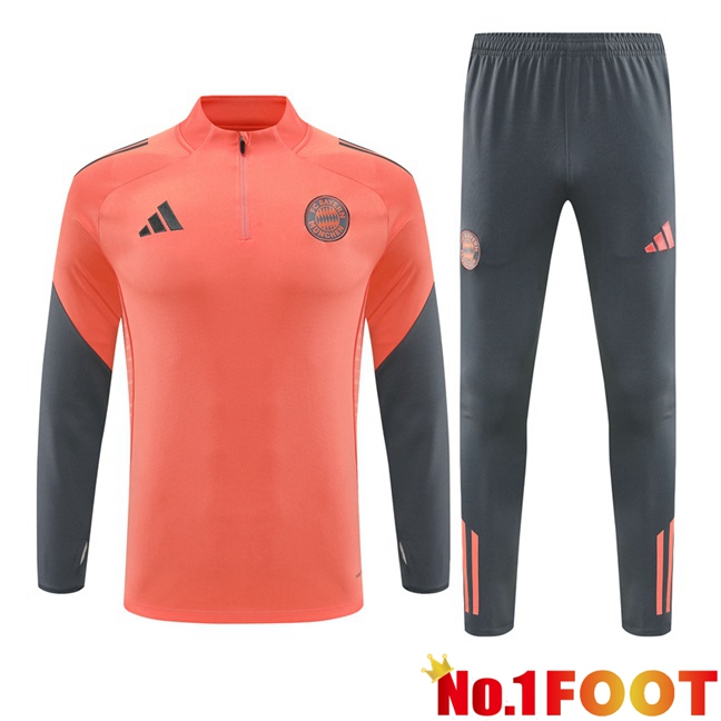Bayern Munich kit Training Tracksuit Orange 2025/2026