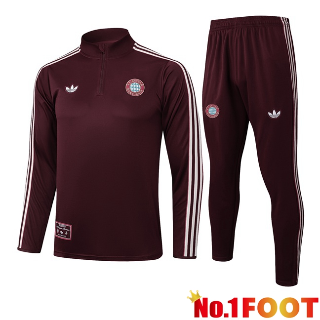 Bayern Munich kit Training Tracksuit Brown 2025/2026