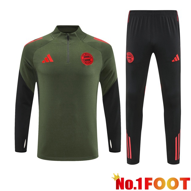 Bayern Munich kit Training Tracksuit Green 2025/2026