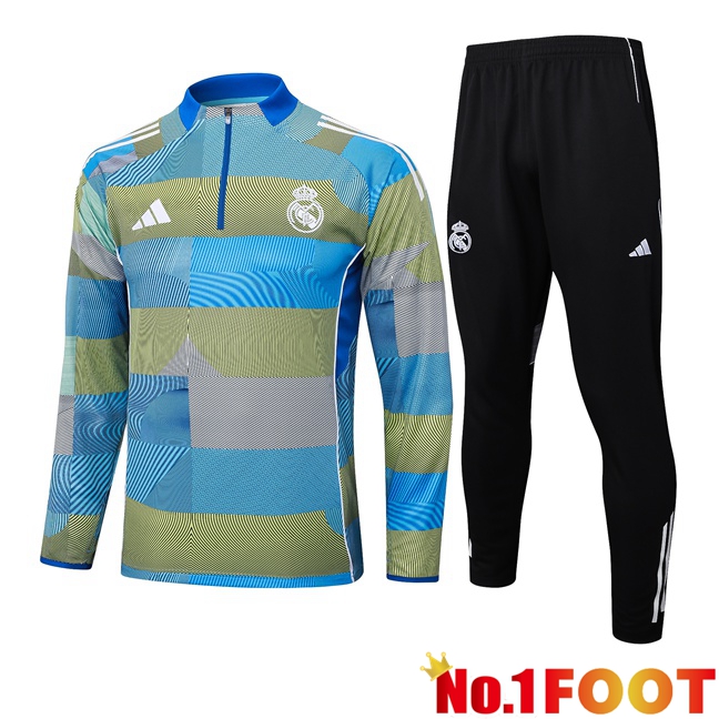 Real Madrid kit Training Tracksuit Blue 2025/2026