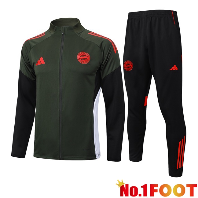 Bayern Munich kit Training Tracksuit - Training Jacket Green 2025/2026