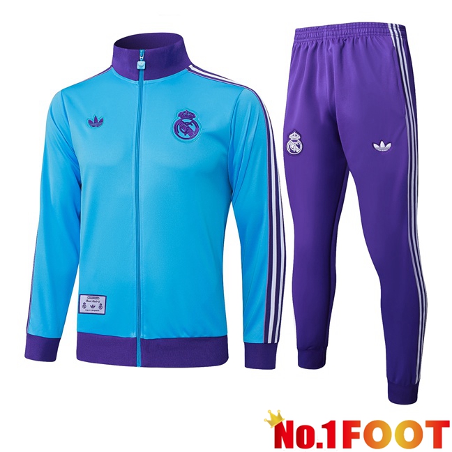 Real Madrid kit Training Tracksuit - Training Jacket Blue 2025/2026