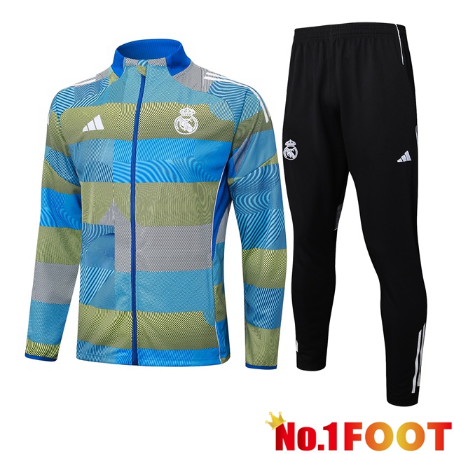 Real Madrid kit Training Tracksuit - Training Jacket Blue 2025/2026