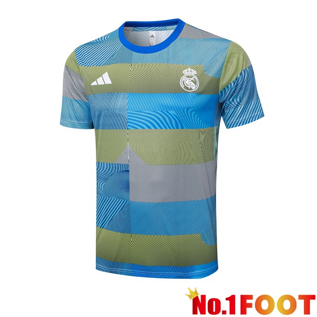Real Madrid Training T Shirt Blue 2025/2026