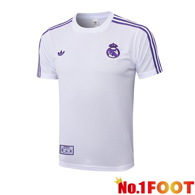 Real Madrid Training T Shirt White 2025/2026