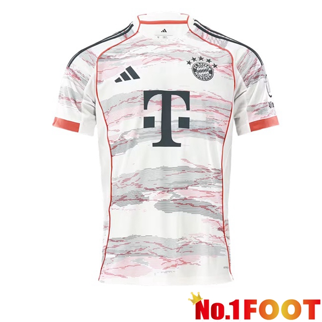 Bayern Munich Away Soccer Jersey White 2025/2026