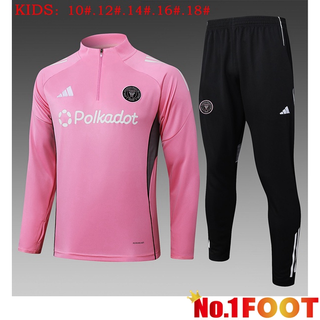 Inter Miami CF Kids kit Training Tracksuit Pink 2025/2026