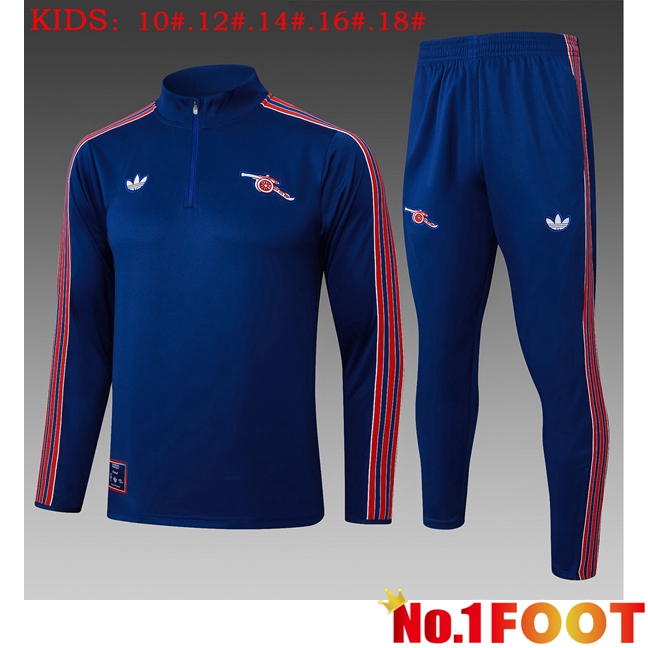 Arsenal Kids kit Training Tracksuit Blue Royal 2025/2026