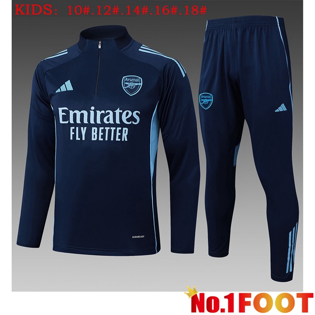Arsenal Kids kit Training Tracksuit Blue Royal 2025/2026