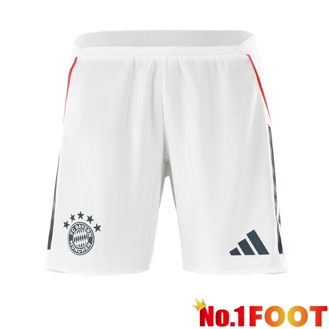Bayern Munich Away Soccer Shorts White 2025/2026