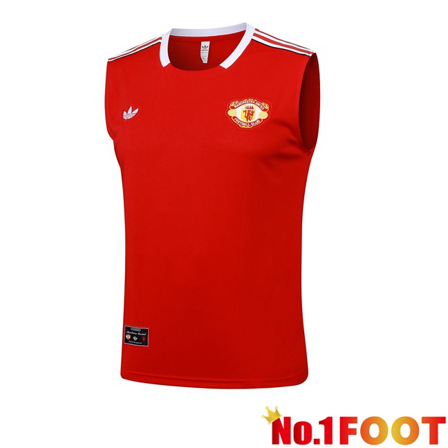 Manchester United Gilet Soccer Red 2025/2026