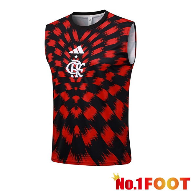 Flamengo Gilet Soccer Red Black 2025/2026