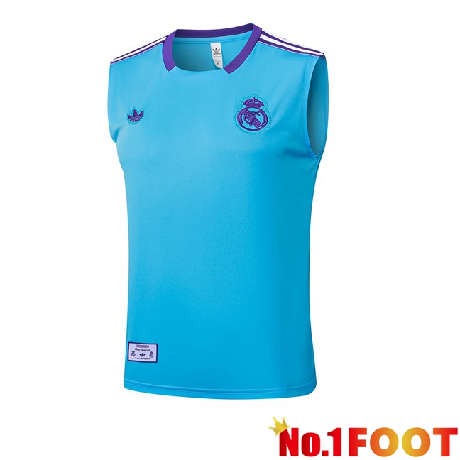 Real Madrid Gilet Soccer Blue 2025/2026