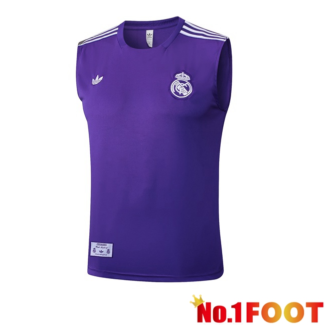 Real Madrid Gilet Soccer Purple 2025/2026