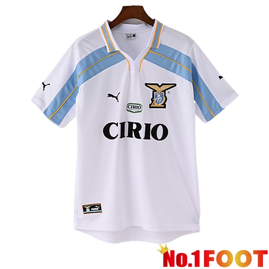 SS Lazio Retro Soccer Jersey 100th Anniversary Edition White