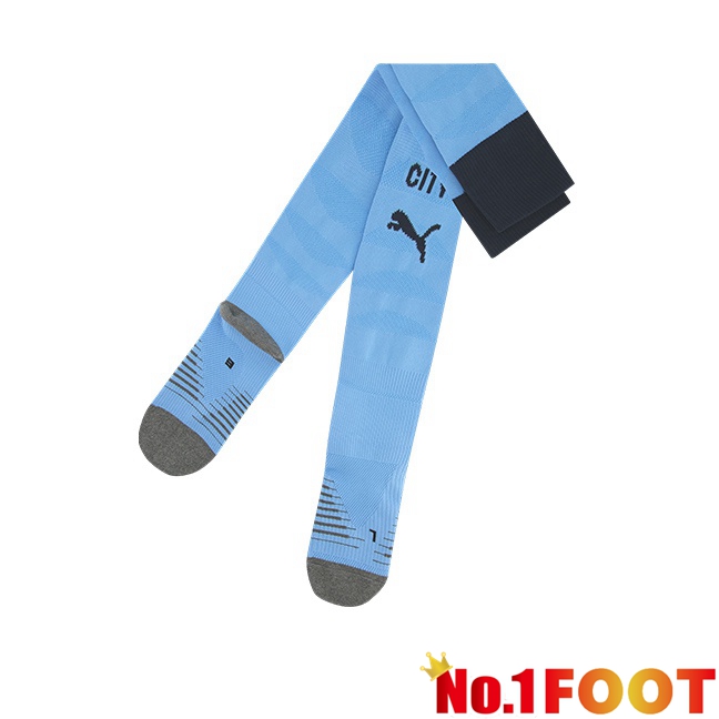 Manchester City Home Soccer Socks Blue 2025/2026