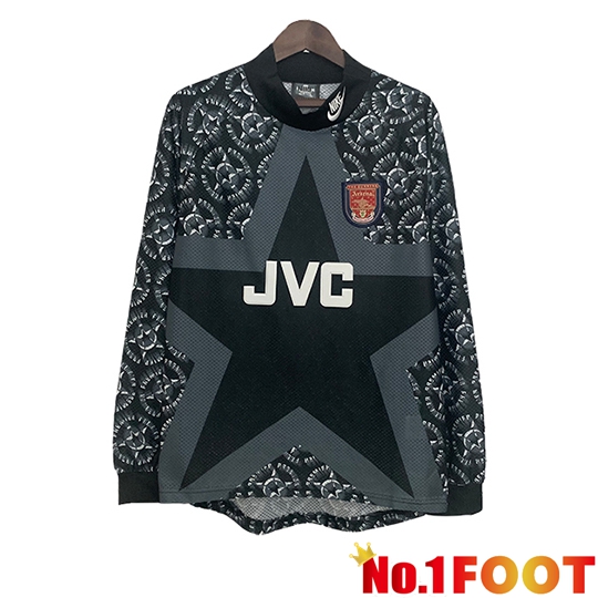 Arsenal Retro Goalkeeper Soccer Jersey Grey 1994/1995