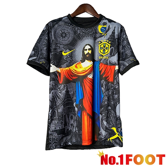 Brazil Soccer Jersey Special Edition Black 2025/2026