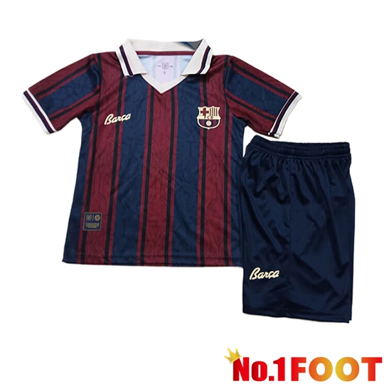 Barcelona Kids Soccer Jersey Red/Blue 2025/2026