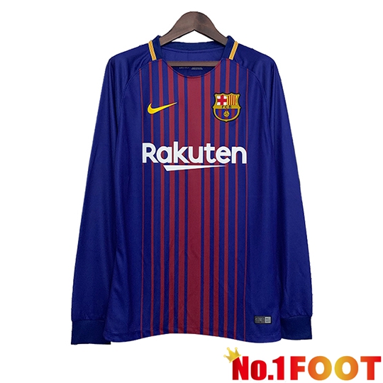 FC Barcelona Retro Home Soccer Jersey Long sleeve 2017/2018