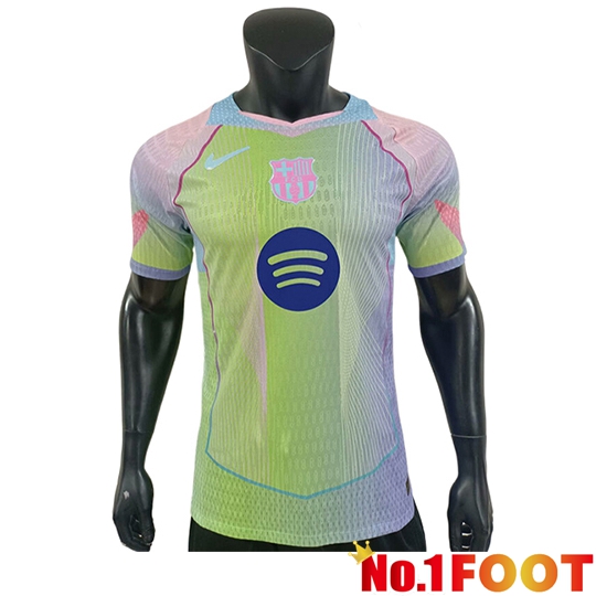 FC Barcelona Soccer Jersey Special Edition Green/Pink 2025/2026