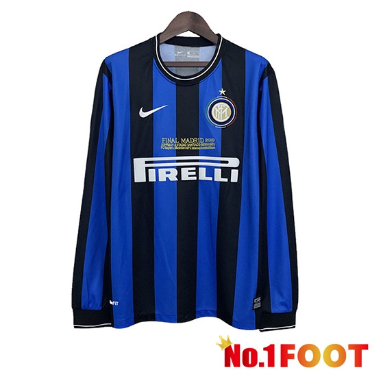 Inter Milan Retro Home Soccer Jersey Long sleeve 2009/2010